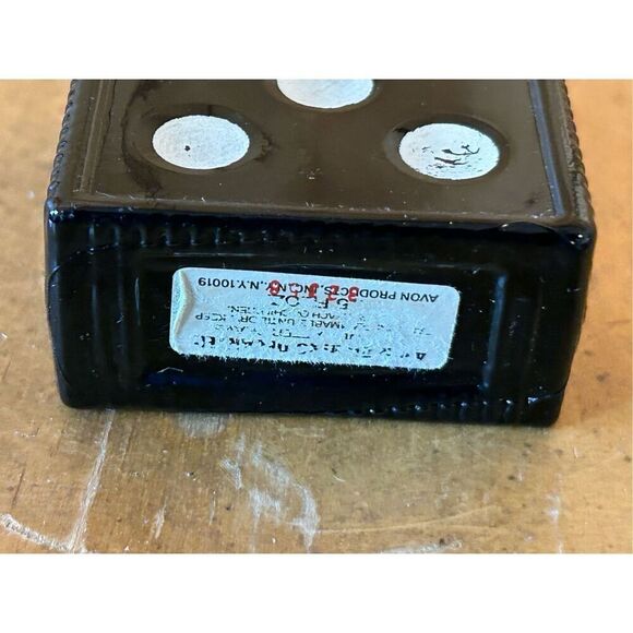 Vintage Avon Domino Decanter /After Shave Bottle (8264) - Picture 6 of 6